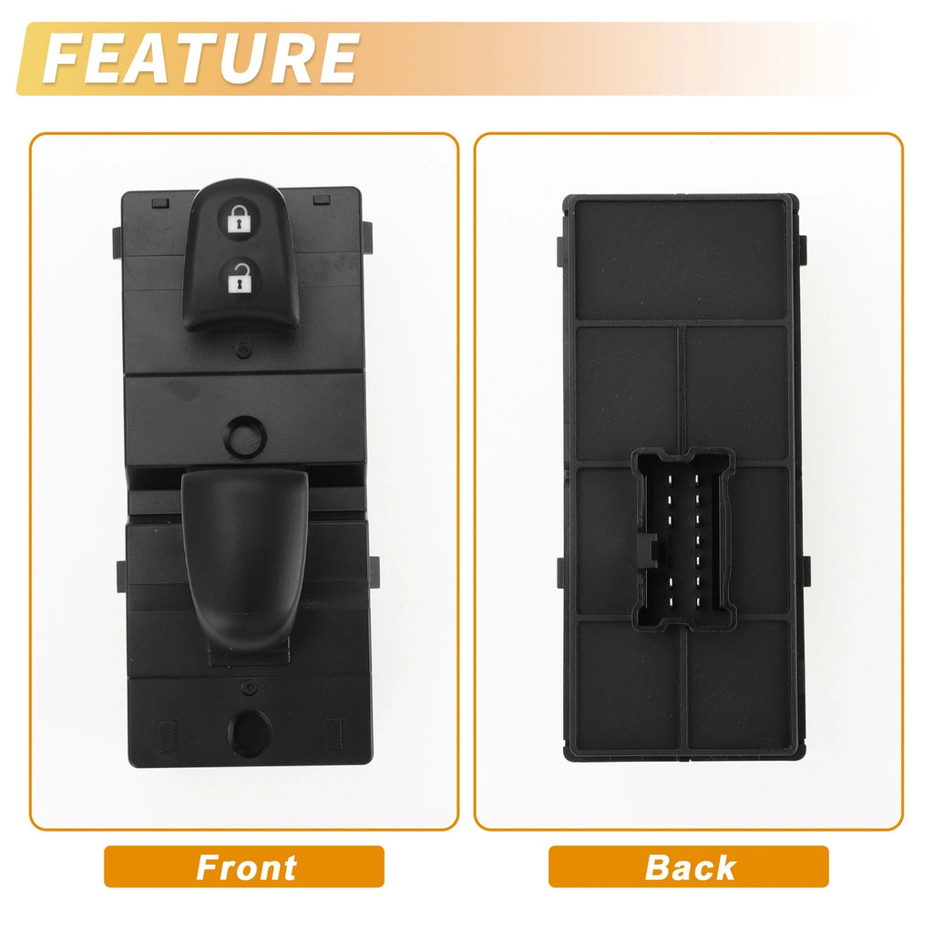 Front Side Power Window Switch for Nissan Juke Rogue Sentra (2011–2019) No. 254111KA0A