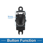 Rear Side Power Window Switch for Nissan Maxima (2016–2023) No. 254114RA1A
