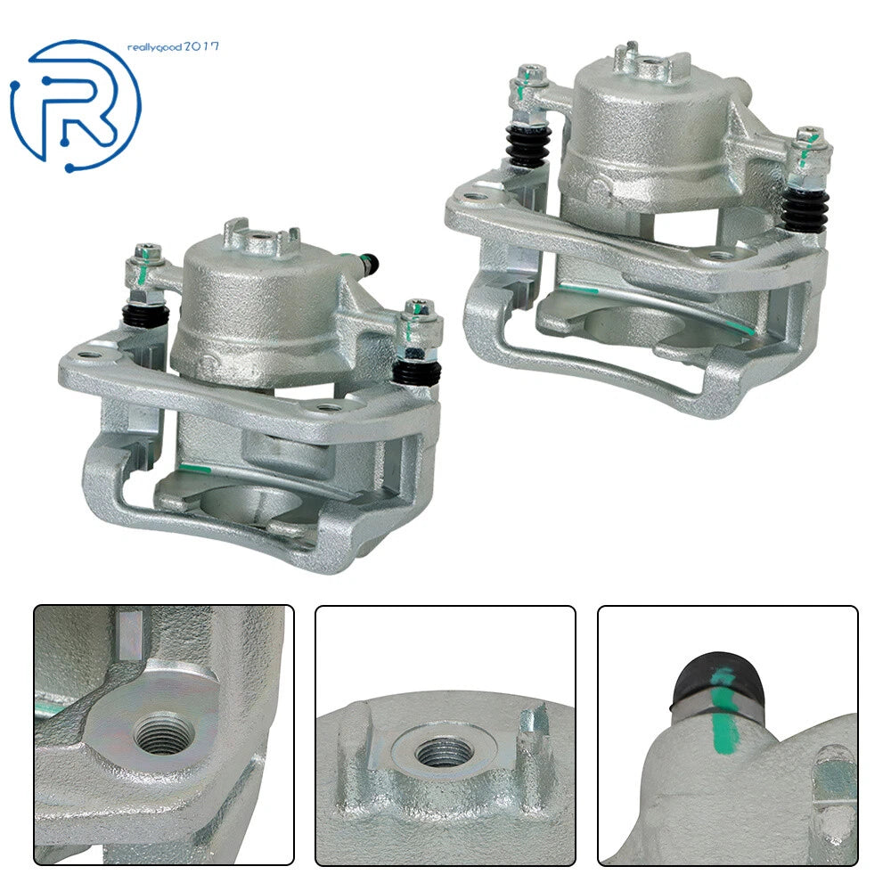 2X Front Left & Right Brake Caliper with Bracket for Hyundai Santa Fe (2013-2018)