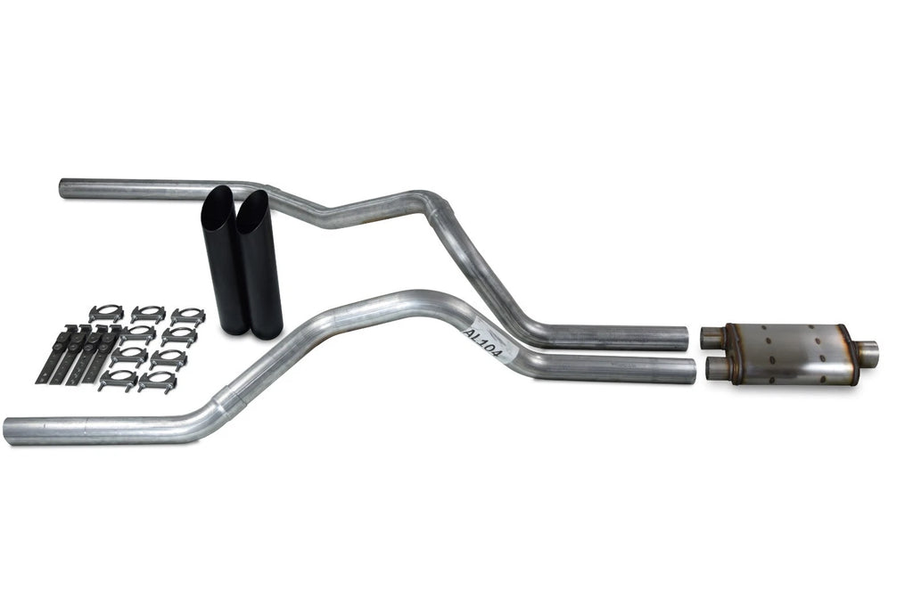 2.5" Dual Exhaust Kit for Dodge Ram 1500 (1994–2003) Magnaflow XL Black Tips