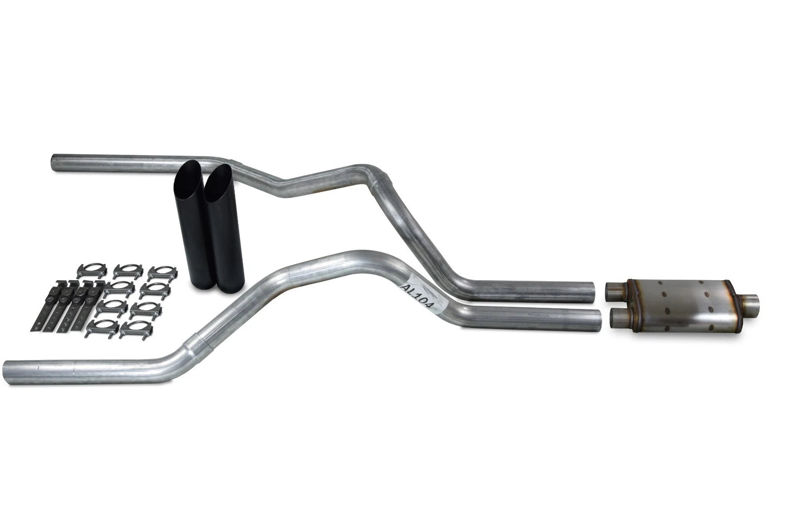 2.5" Dual Exhaust Kit for Dodge Ram 1500 (1994–2003) Magnaflow XL Black Tips