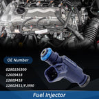 1Pc Fuel Injector No. 0280156300/12609418 for Chevrolet Equinox (2008–2009)