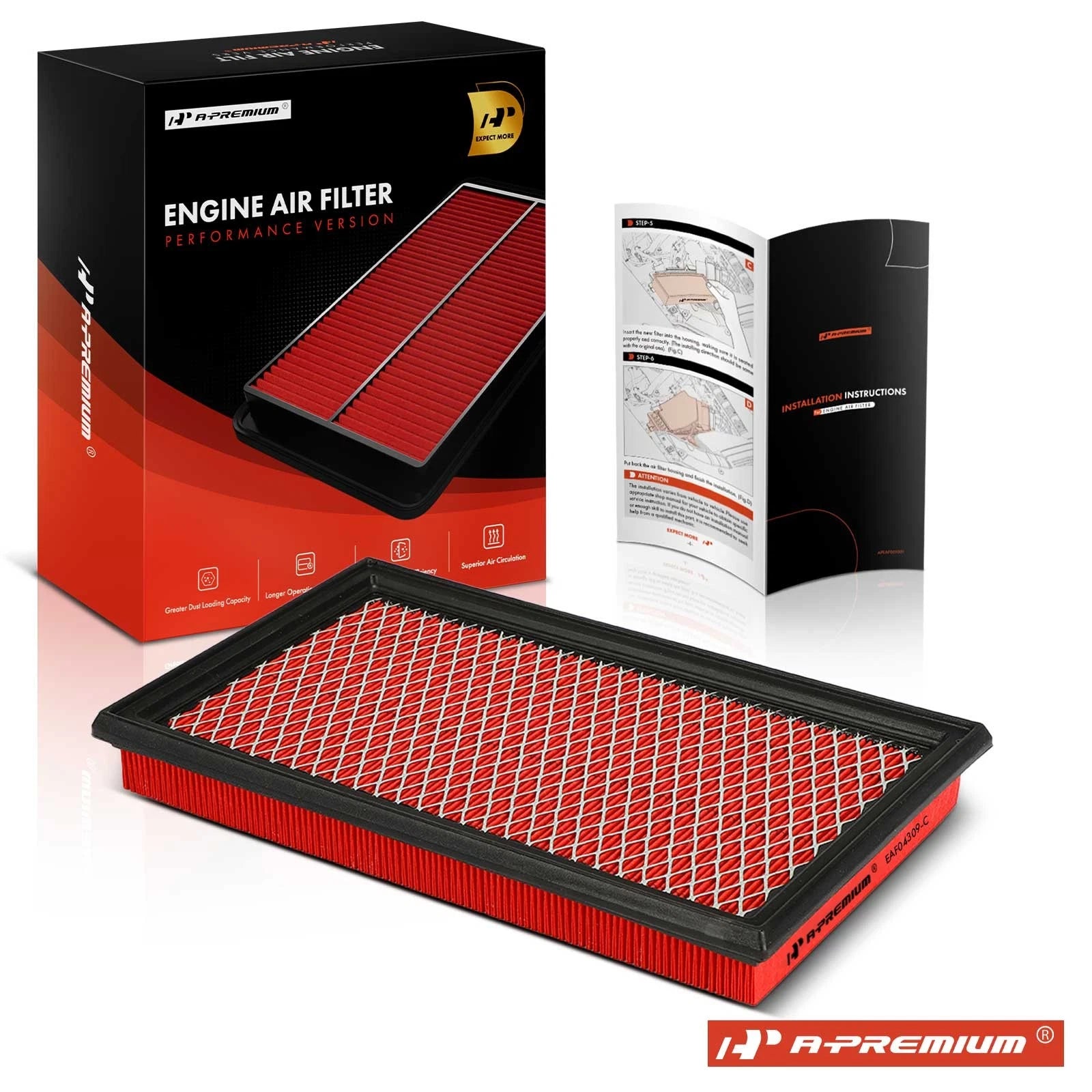 High Performance Engine Air Filter for Nissan Altima Sentra (1993–2018)
