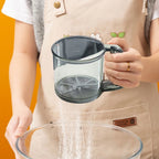 Flour Sieve Plastic Sifter for Baking (Efficient Tool)