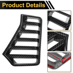 Front Left Right Headlight Trim Bezel for Toyota Tacoma (2024–2026) Carbon Fiber Black