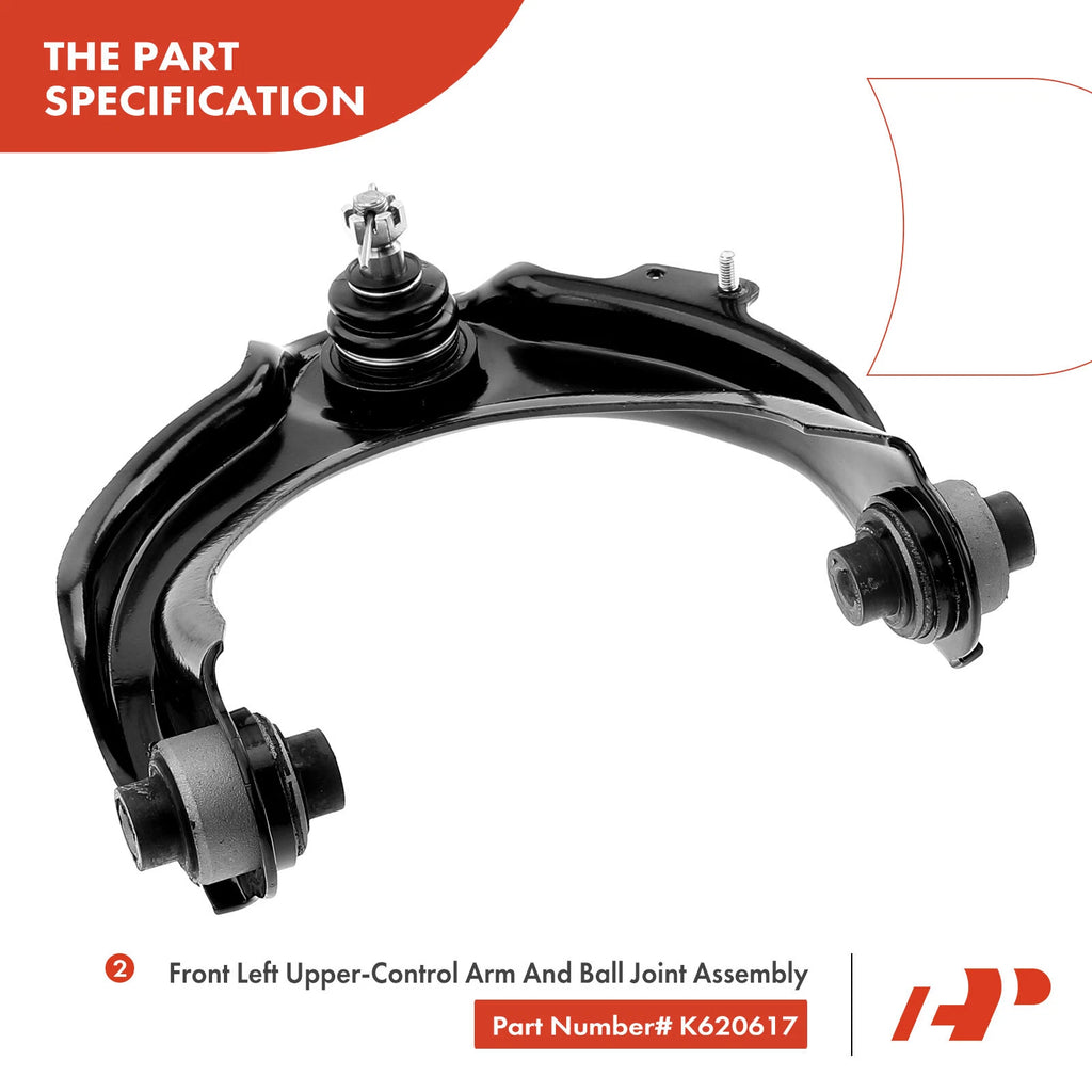Set of 8 Front Control Arm Ball Joints for Honda Accord