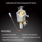 Carburetor for Onan Cummins Microquiet 4000 Generator (2000-2005)