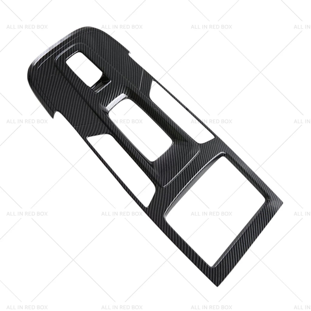 Carbon Fiber Gear Shift Panel Cover Trim for Isuzu MU-X LS-T (2021–2024)