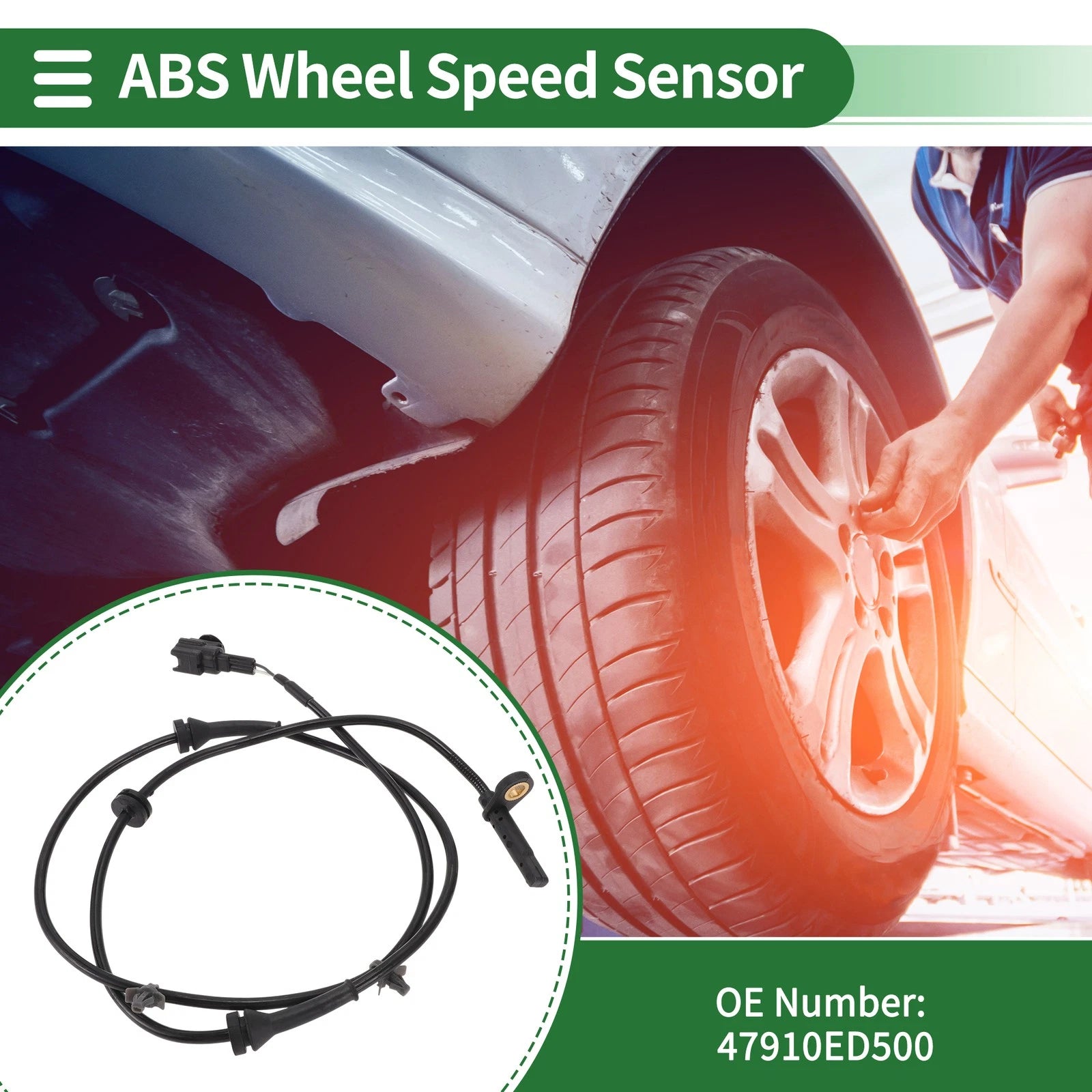 ABS Wheel Speed Sensor No. 47910ED500 for Nissan Sentra (2007–2011)