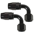 2X 10AN Swivel Hose End Fitting Elbow for Oil/Fuel/Air Line