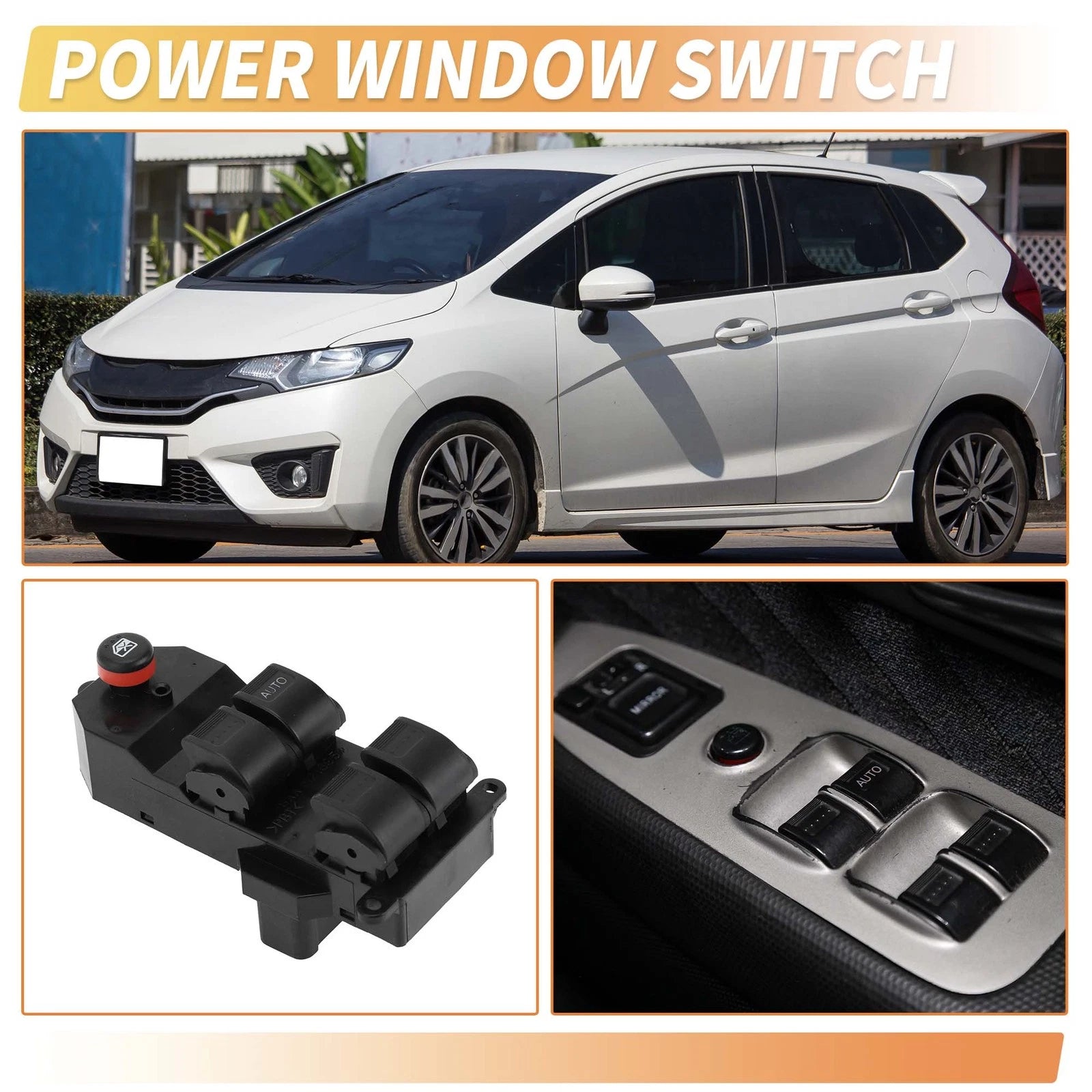 Power Window Switch for Honda Jazz GD1 GD3 (2002–2008)