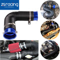 3" Flexible Cold Air Intake Hose Filter Pipe Kit for Universal Fit