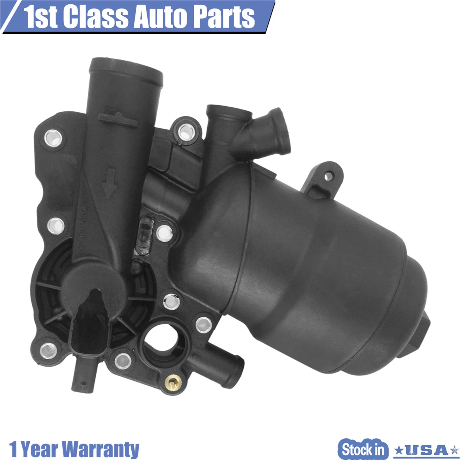Engine Oil Filter Housing for Audi Q7 Q5 A6 A7 (2013–2016) Volkswagen Touareg