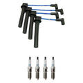 NGK 7mm Wire Set & Denso Iridium Spark Plug Kit for PT Cruiser (2001–2010)