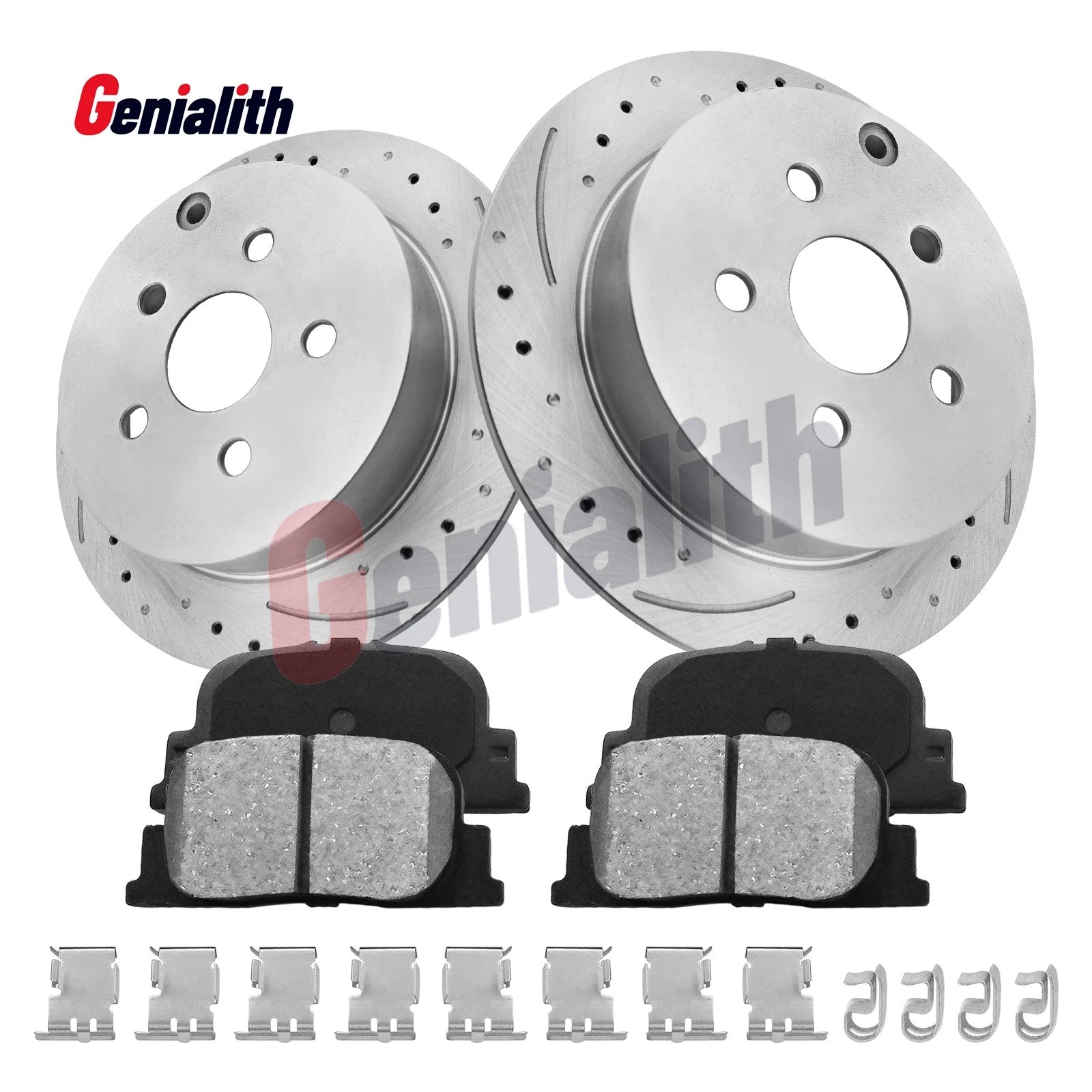 Rear Disc Brake Rotors & Ceramic Brake Pads for Scion TC (2005–2010)