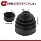Inner CV Joint Boot Kit w/ Clamps for Honda Ridgeline (2008–2014) No.44017STXA01