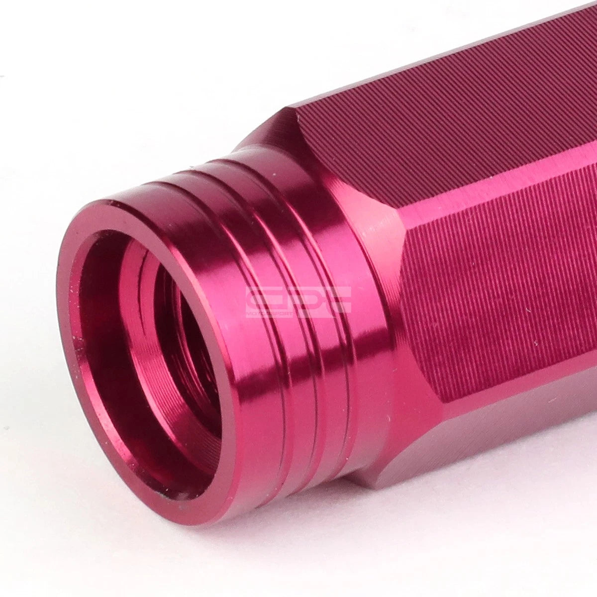 20 PCS Open End M12x1.5 90mm Tall Pink Aluminum Lug Nuts + Adapter