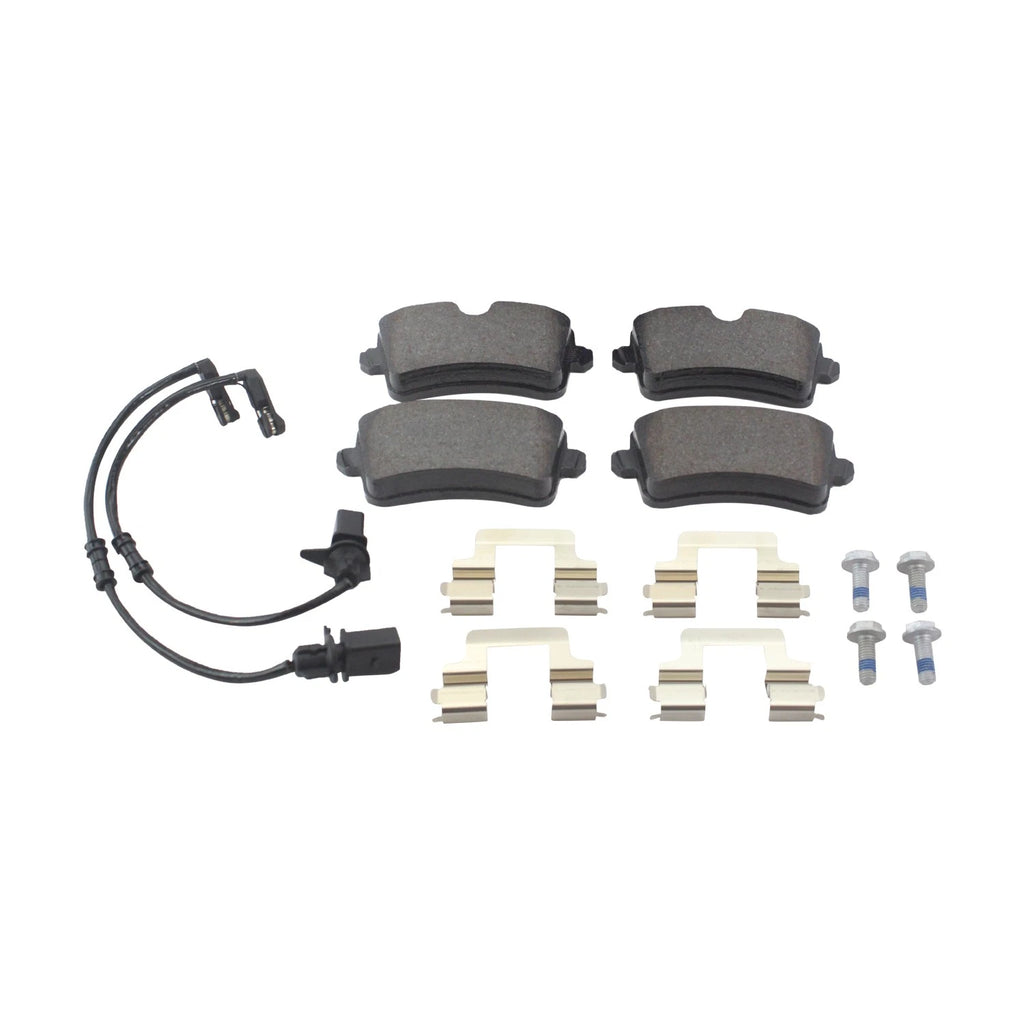 Set of 4 Pagid Rear Disc Brake Pads with Sensors for Audi A8 Quattro S8