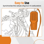 Carb Balance Synchronizer Gauge for 4 Cylinder Carburetor