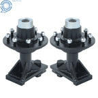 8 Lug Bolt-On Spindle Kit for Shipping Container Wheels (No Handle)