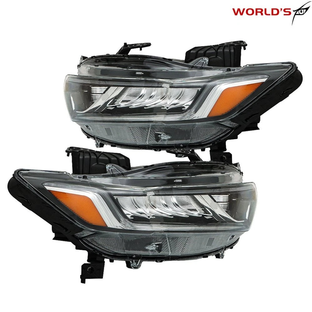 Set of 2 LED DRL Halogen Headlights for Honda Accord (2018–2020)