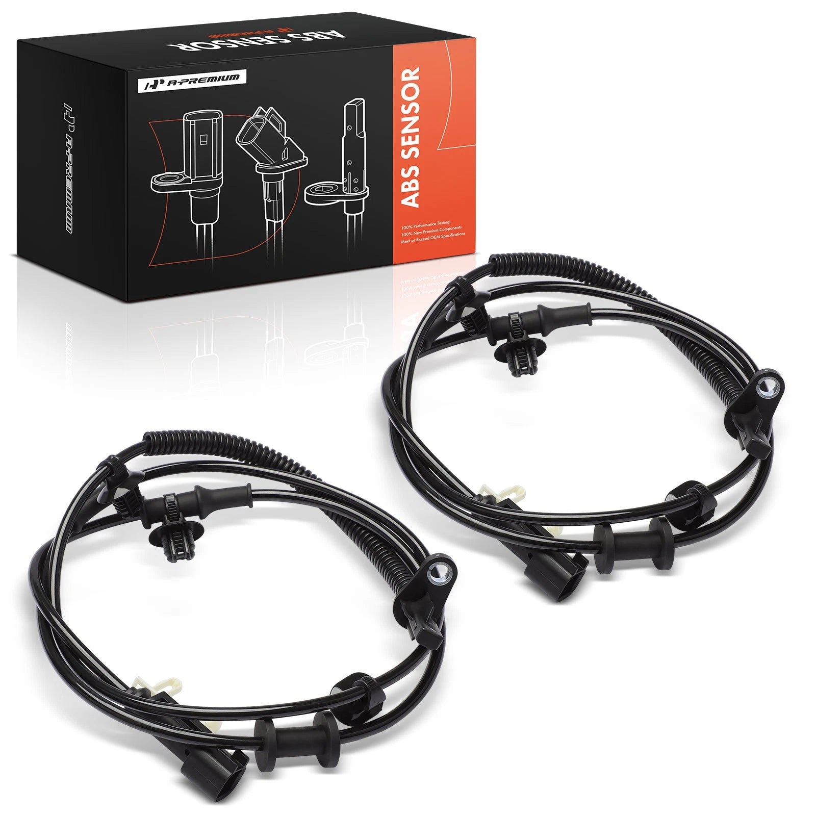 2X ABS Wheel Speed Sensor for Ford F-350 Super Duty 