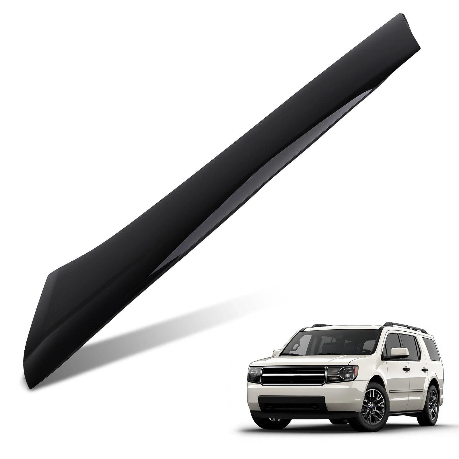 Front A-Pillar Molding Trim Right for Ford Flex (2009–2019) Black