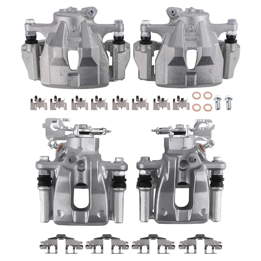 Set of 4 Disc Brake Calipers for Toyota Corolla (2014–2019)