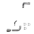 2.5" Single Exhaust Kit for Jeep Wrangler (2018–2025) Double Wall Polished