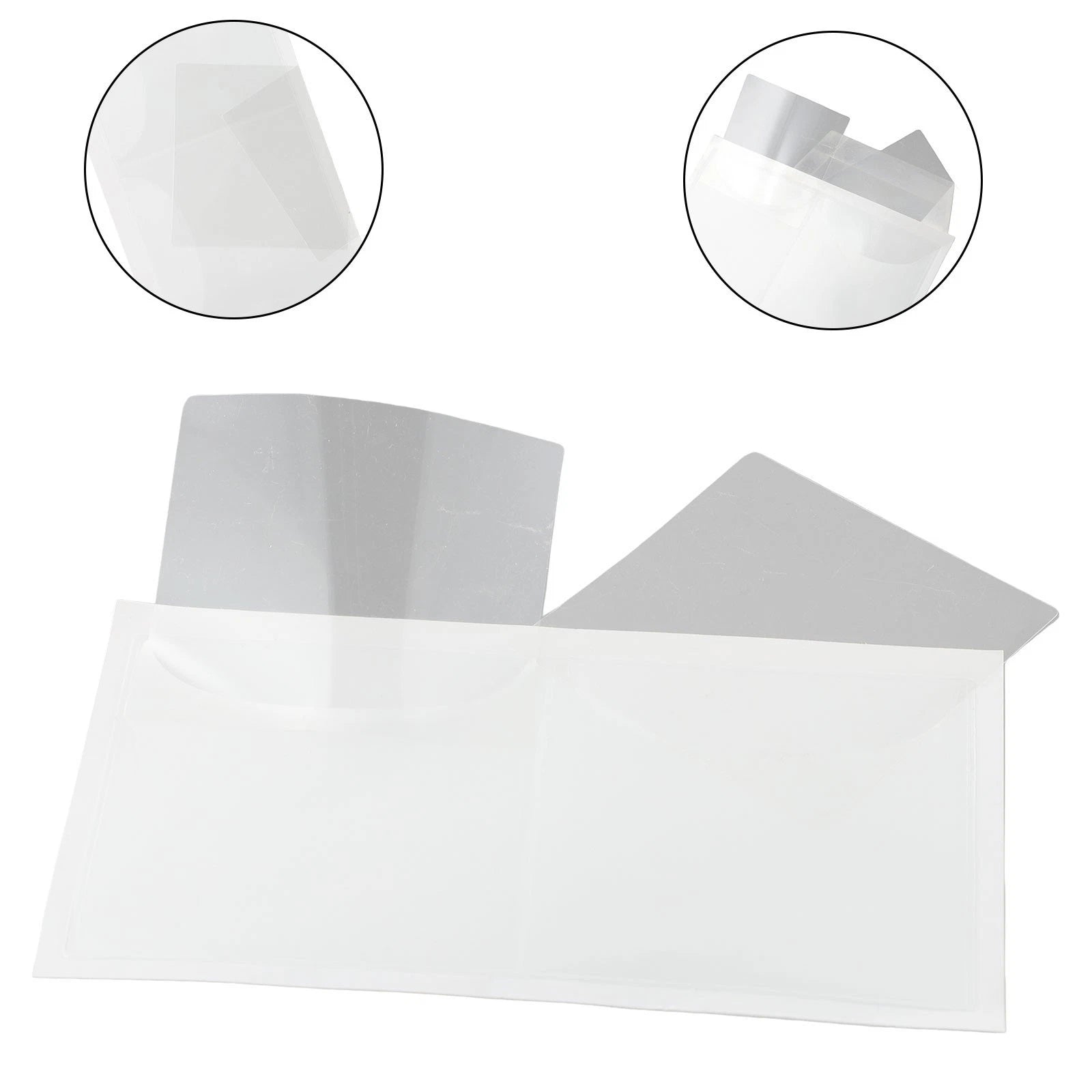 2X Windscreen Ticket Holder for Car Parking Permit (90mm x 90mm)
