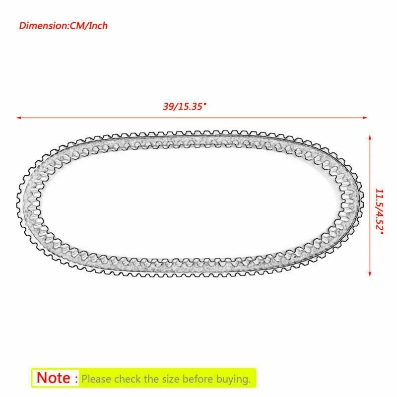 Clutch Drive Belt for Bombardier DS 50 Mini, DS 90 Mini (2002–2006)
