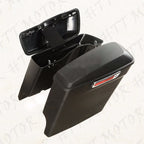 Stretched Saddlebags with Lib One Touch Latch Lock for Harley Touring (2014–2020)