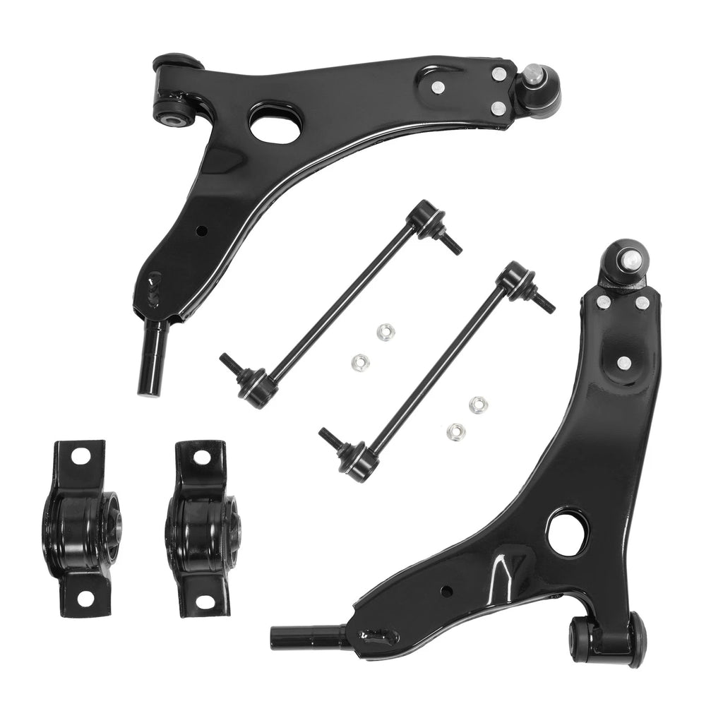 Set of 4 Front Lower Control Arms Ball Joints Sway Bars for Ford Focus (2006–2011)