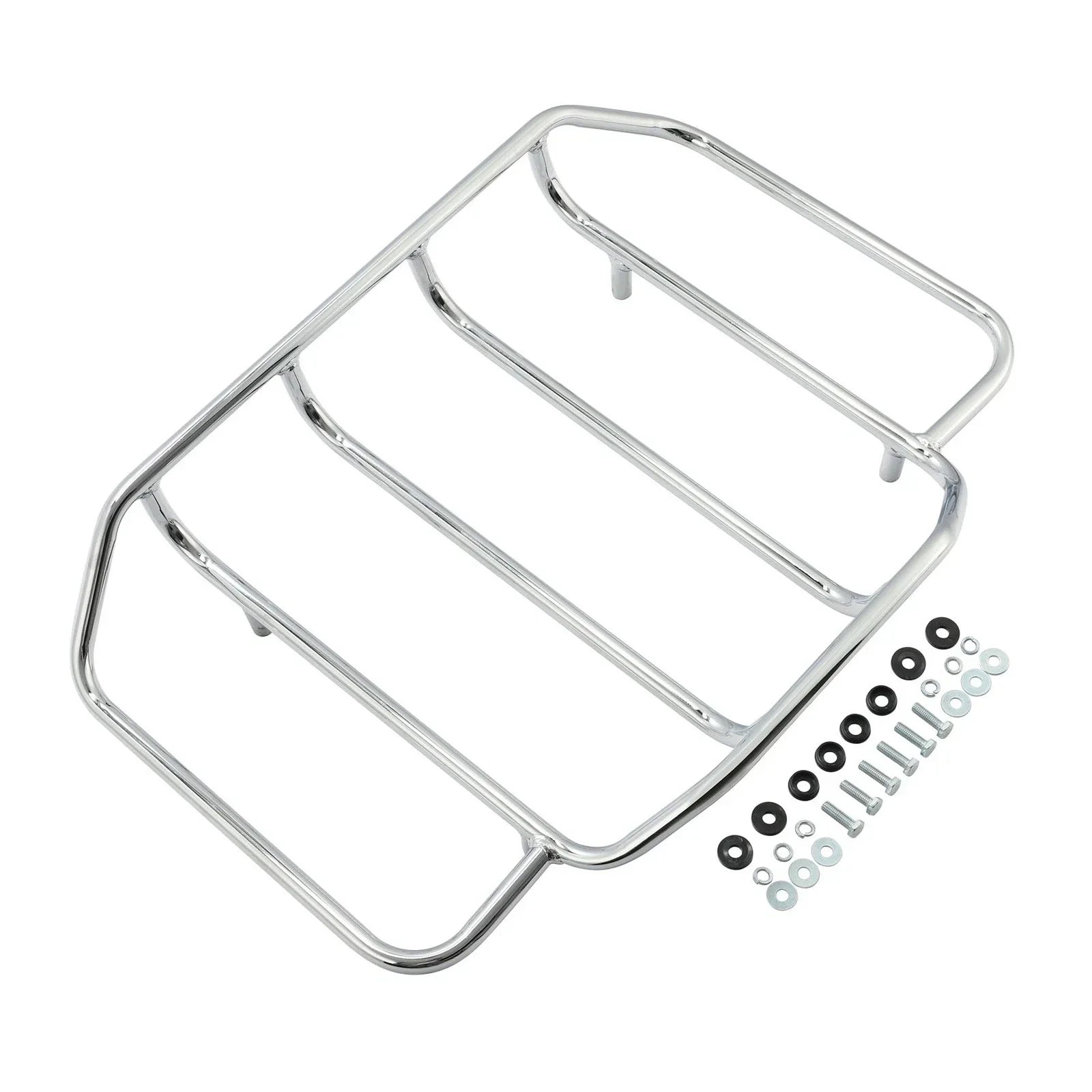 Chrome Trunk Luggage Rack for Harley Electra Street Road King Glide Touring