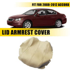 Microfiber Leather Center Console Armrest Lid Cover for Honda Accord (2008–2012)