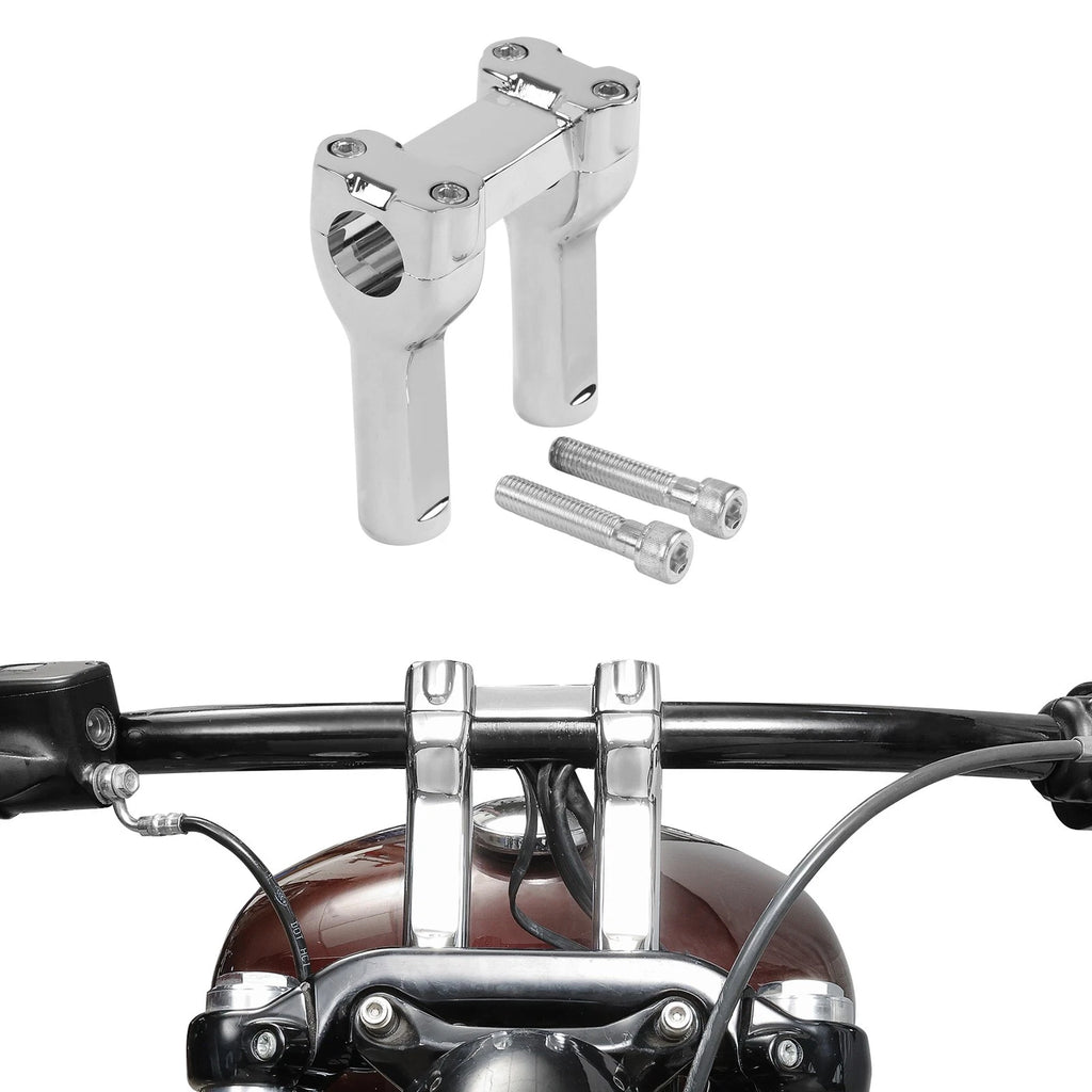 4" Handlebar Riser for Harley Dyna Low Rider, Super Glide, Softail
