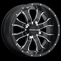 Set of 4 Raceline A77 Mamba 12x7 Wheels for Polaris RZR (2020–2022)