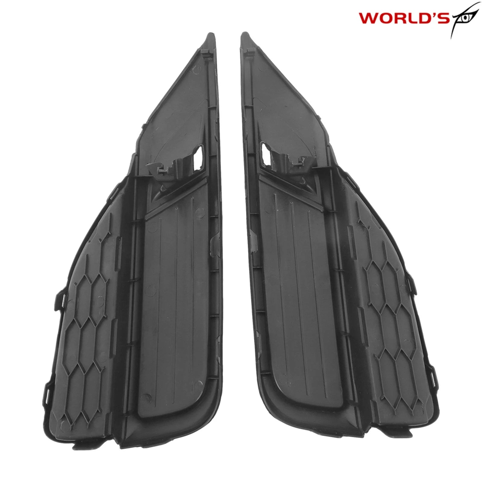 Pair Front Bumper Fog Light Trim Grille for Honda CR-V (2015–2016)