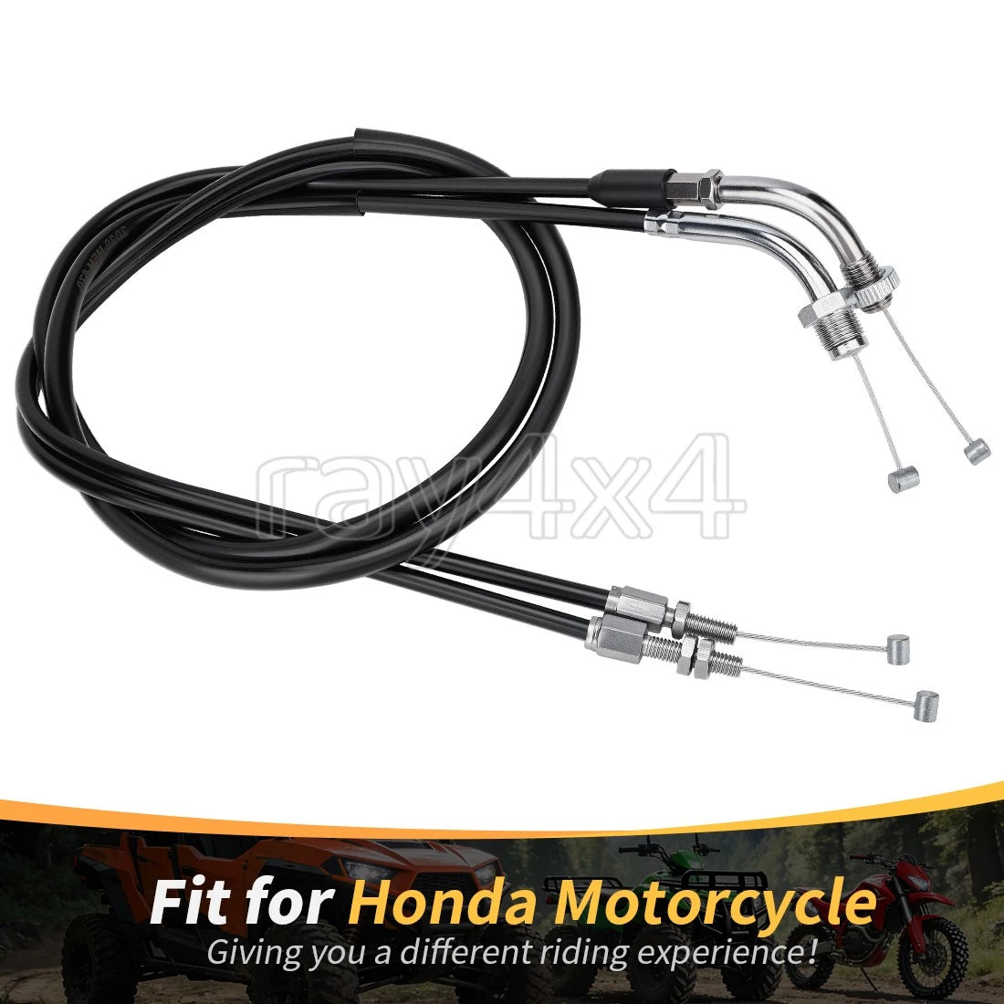 Throttle Cable A & B for Honda VTX1300C (2004–2009) 17910-MEM-670