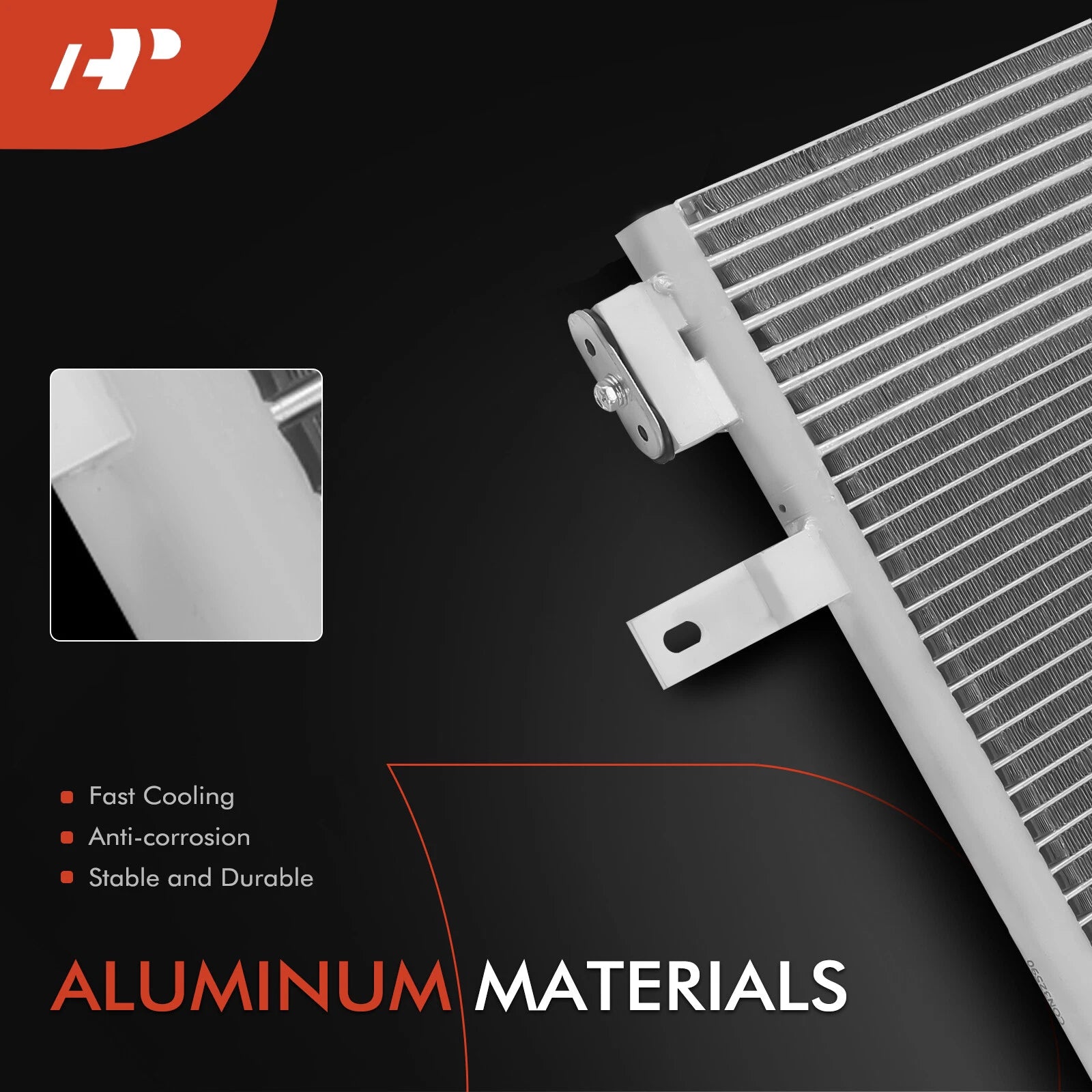 A/C Condenser Parallel Flow with Bracket for Jeep Grand Cherokee (2004)