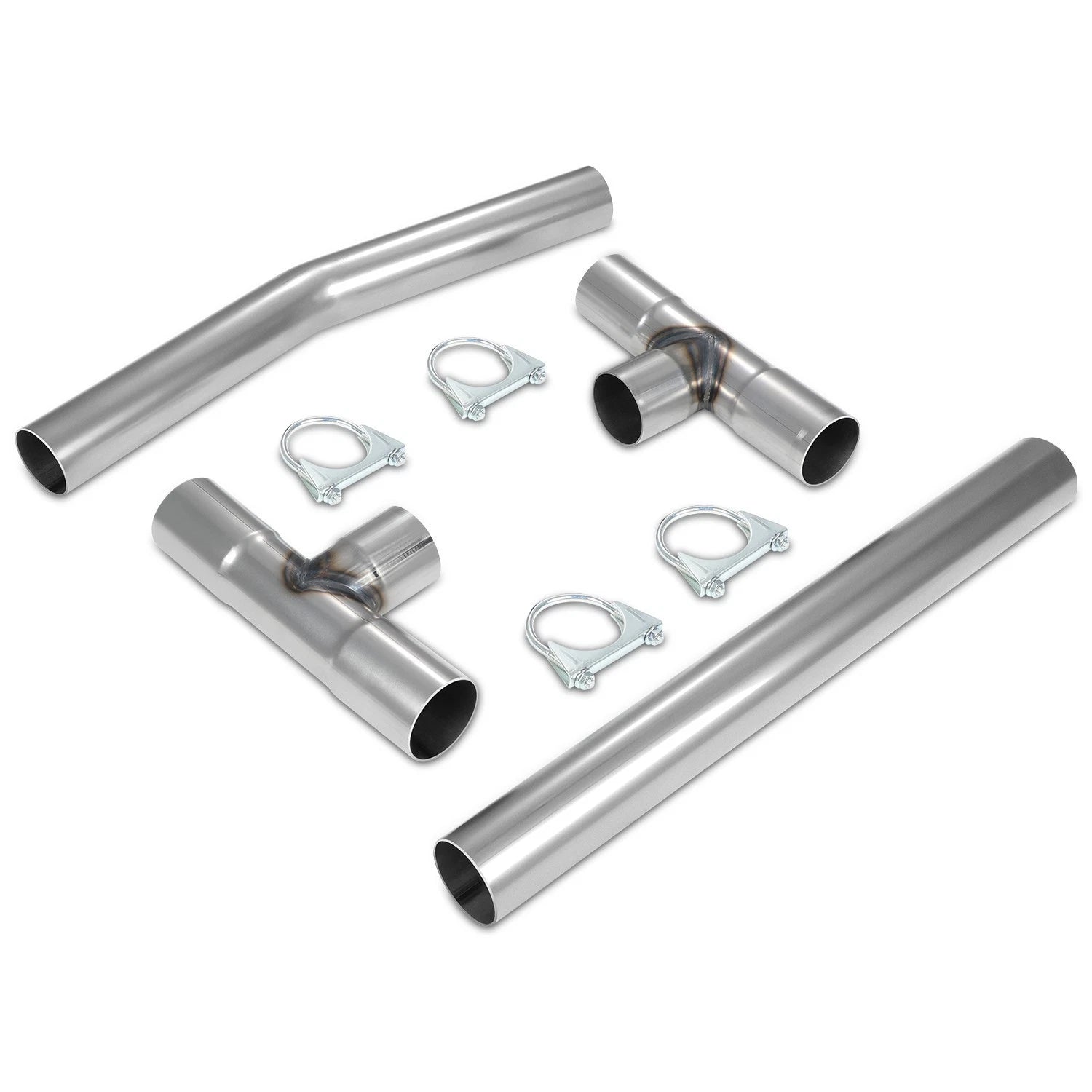 2.5 Inch H Pipe Exhaust Balance Tube for Universal Applications (24")