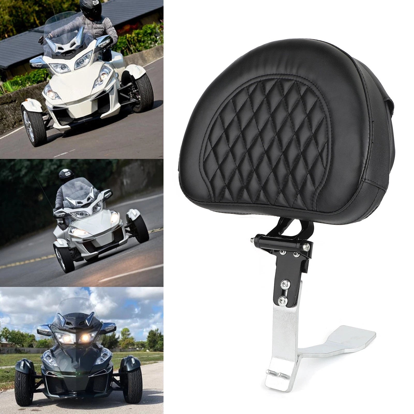 Adjustable Driver Backrest for Can Am Spyder RT SE6 SM6 SE5 (2008–2017)