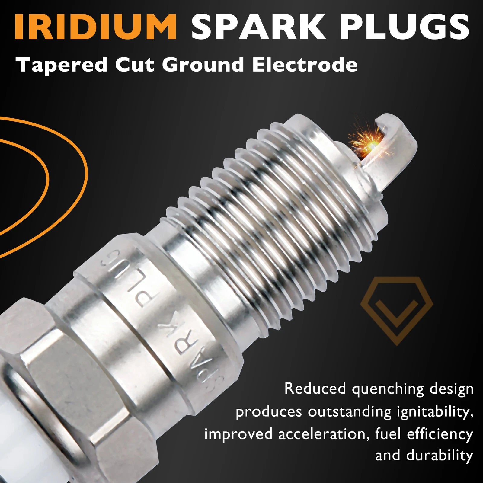 Set of 4 DR39 Ignition Coils & Iridium Spark Plugs for Chevy Impala Buick (1999–2009)