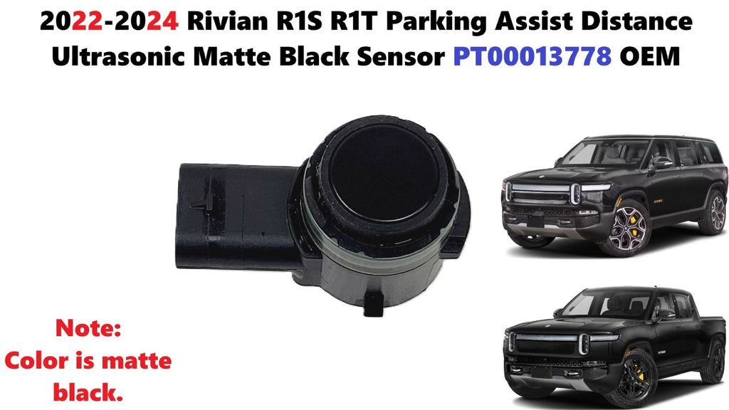 Parking Assist Ultrasonic Sensor for Rivian R1S R1T (2022–2024) PT00013778