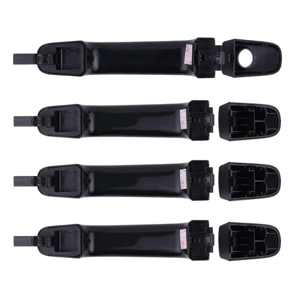 Exterior Door Handle Gloss Black Set 4 Fits Ford Ranger Mazda BT-50 2012-18 D06
