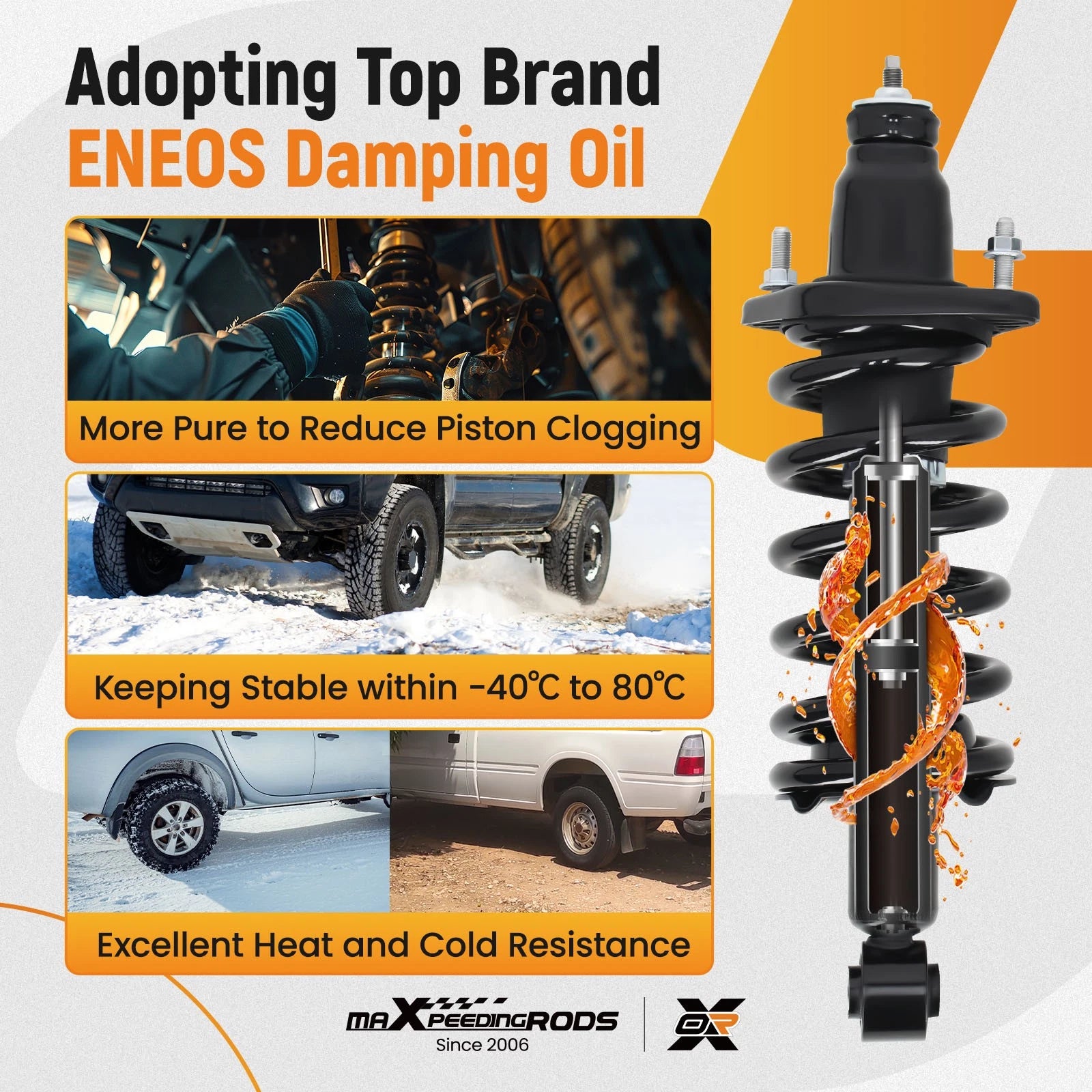 Rear Struts Coil Spring + Sway Bars for Honda CR-V (2007–2011)