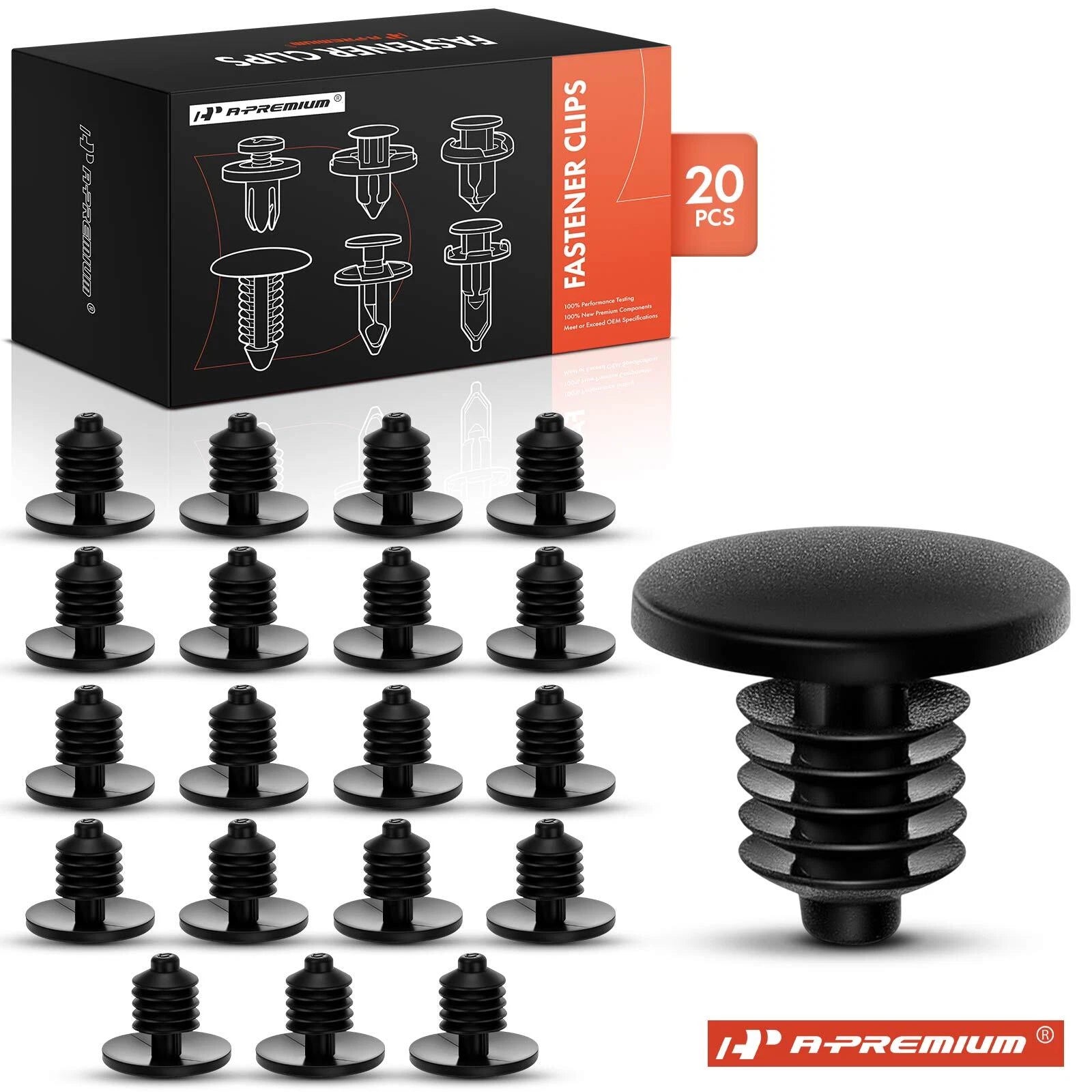 20Pcs Nylon Door Seal Retainer Clips for Honda