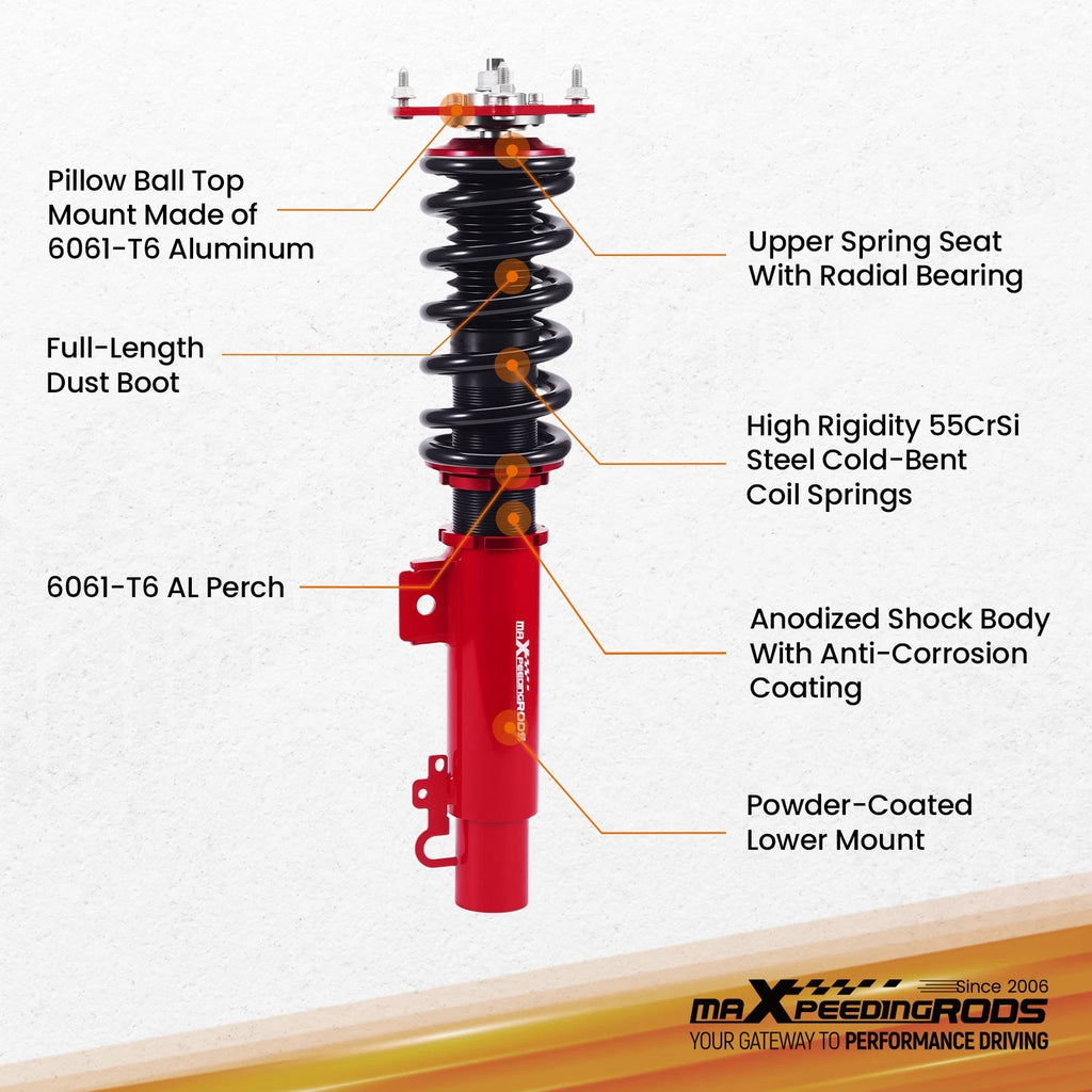 Complete Coilovers for Ford Taurus Sedan (1996-2007)