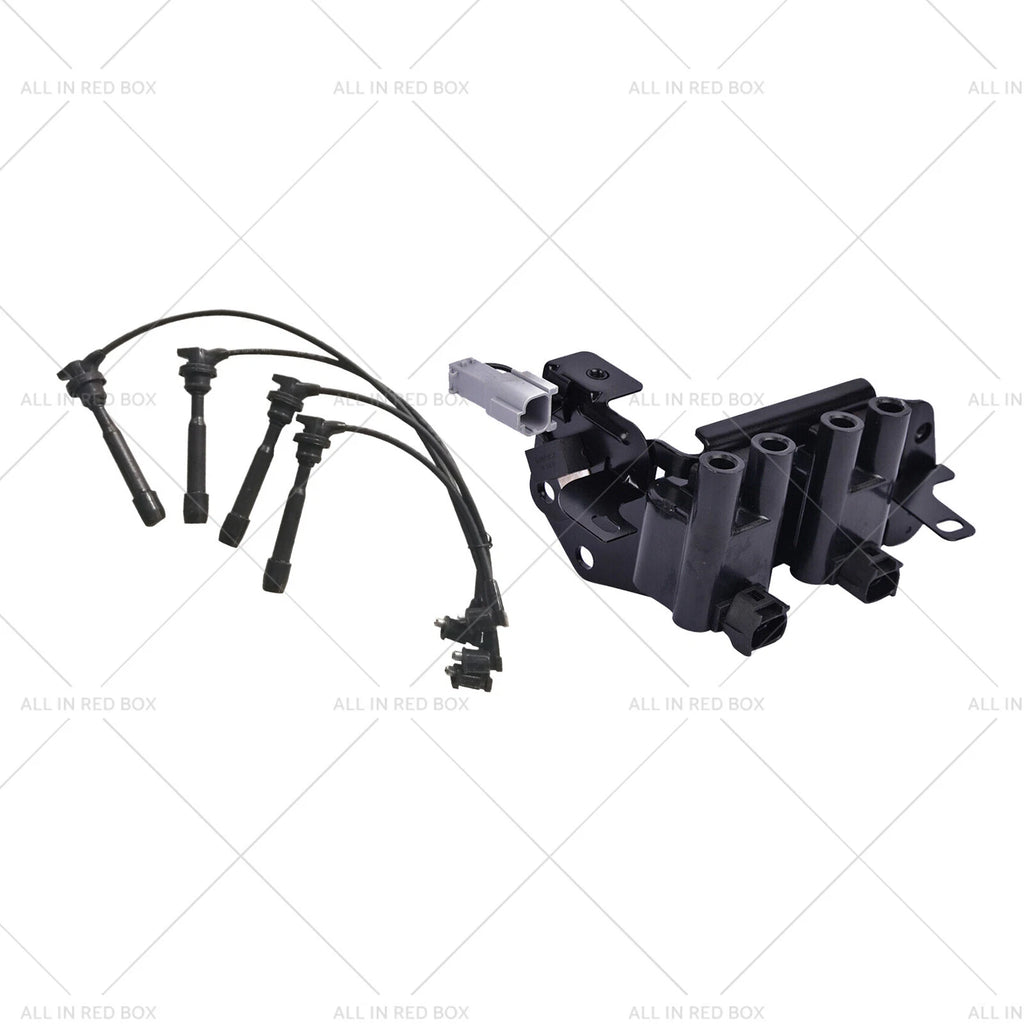 Ignition Coil Pack & Lead Kit for Hyundai Accent (2001–2011) L4 1.6L G4EC G4ED