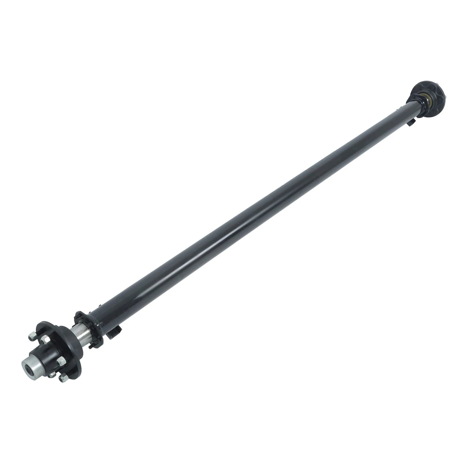 6K Trailer Axle for 6 Lug Vehicles (89" Hub Face, 74" Spring Center)